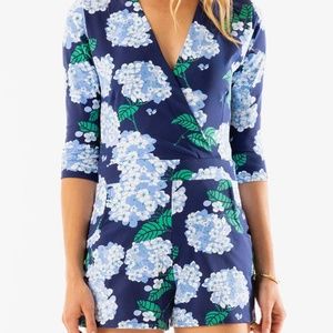 Mahi Gold Riptide Romper NWOT - Hydrangea Walk in Regatta L